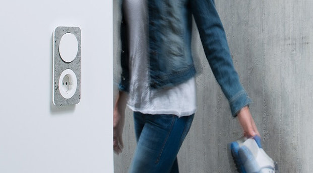 Generace R. a další vypínače Hager na výstavě Designblok